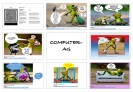 Collage erstellter Grafiken aus der Computer Ag