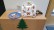 Weihnachtsbaum aus Klett, All-Turn-It-Spinner, Schale mit Weihnachtssymbolen